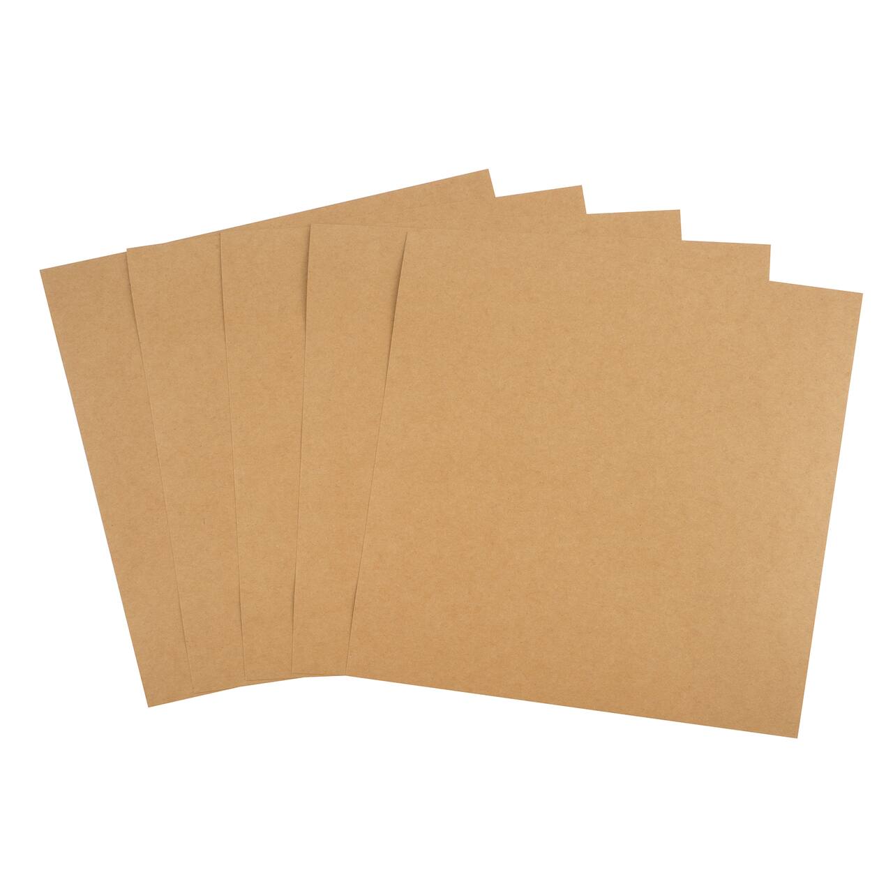 9 Packs: 100 ct. (900 total) 12" x 12" Kraft 65lb. Cardstock Paper by Recollections™